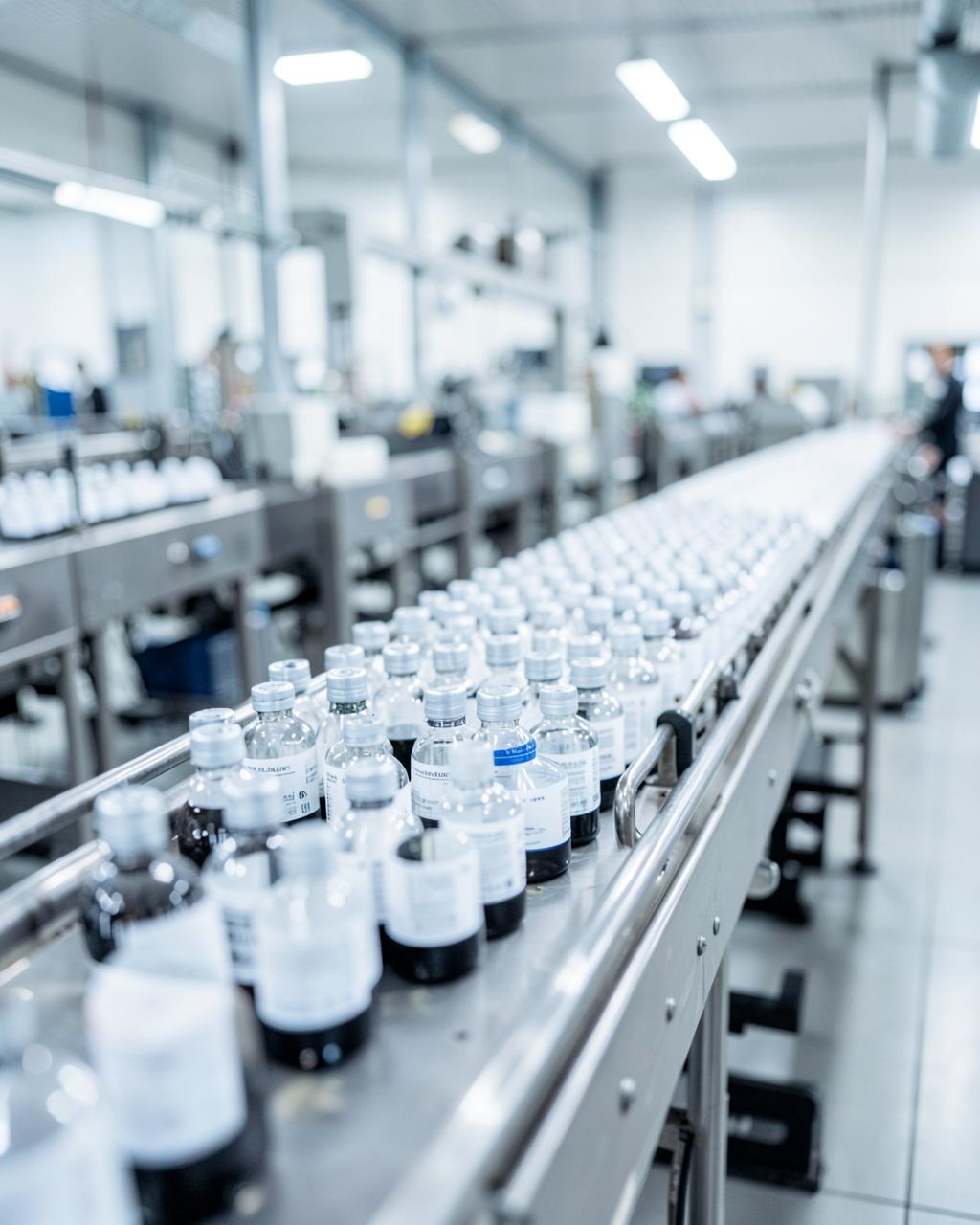 Stainless steel pilot plant inside the Flavor Insights Benicia facility