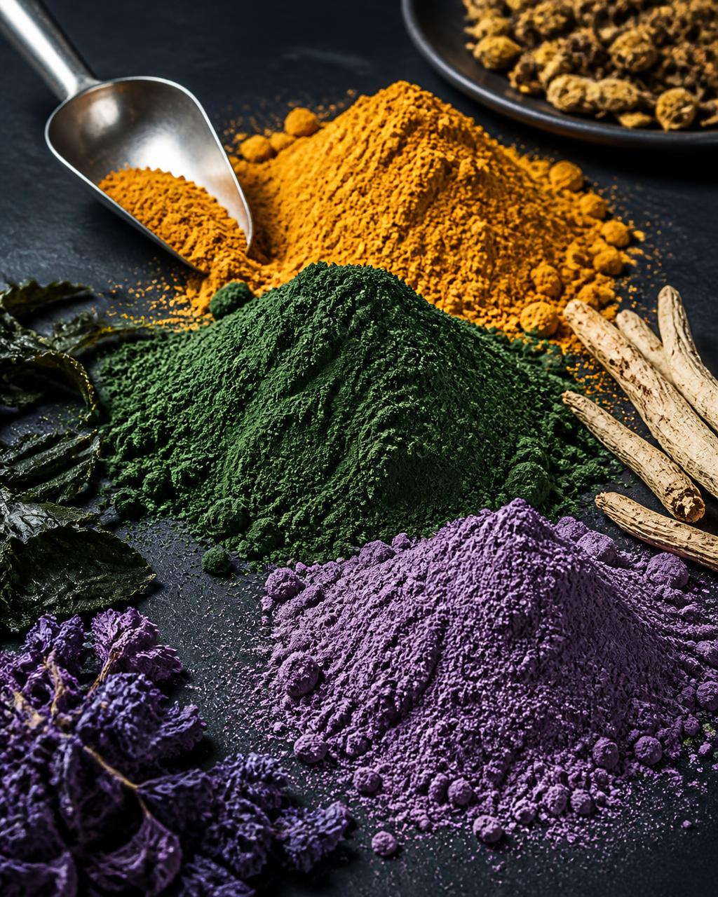 Botanical and active powders measured for nutraceutical flavor formulation